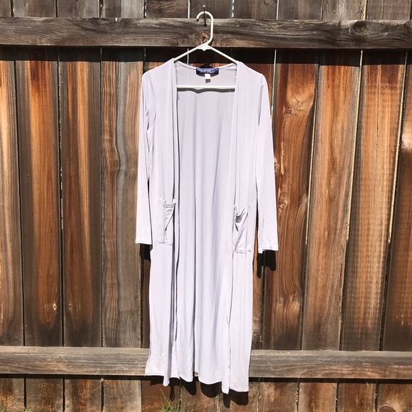 Blue Rain Sweaters - Blue Rain | Split-Hem Duster